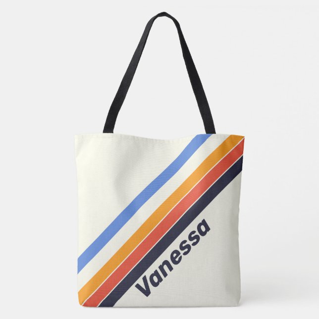 Tote Retro Cinco Bolsa com Faixa (Verso)