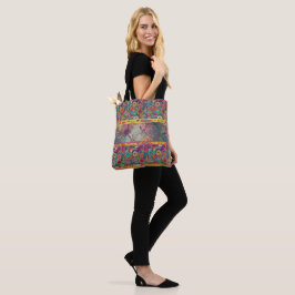 Tote Retro Hippie: Bolsa de Fantasia Floral