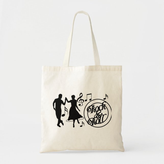 TOTE ** ROCK AND ROLL" JITTERBUG BOLSA (Frente)