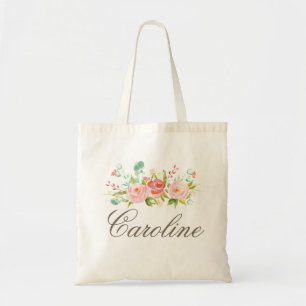 Tote Rosa Garden Personalizado Bolsa