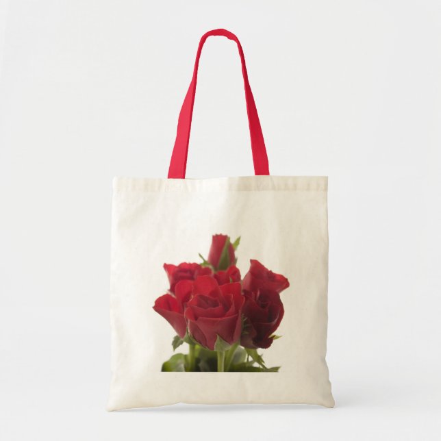 Tote Rosas vermelhas ... bolsa (Frente)