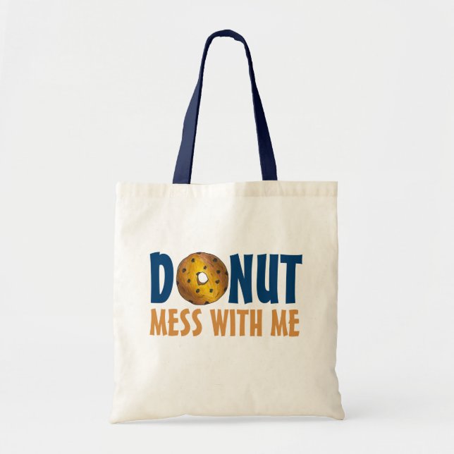 Tote Rosquinha Mess Com Mim Bolsa De Noz De Aroma (Frente)