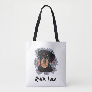 Tote Rottie Love – Arte Caprichosa de Rottweiler