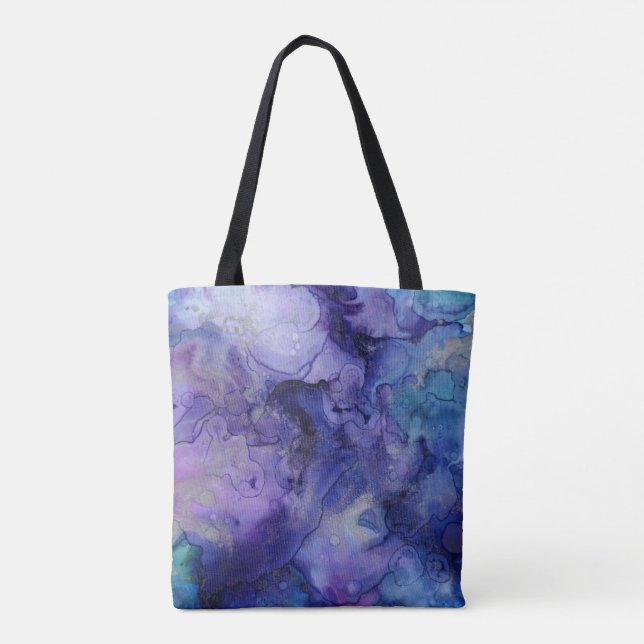Tote Roxo todo dia Comprando Bolsa (Verso)