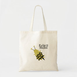 Tote Saca Bolsa de Livro Fuzzy Bee para Crianças
