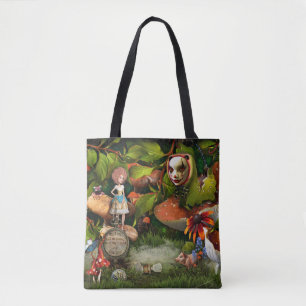 Tote Saco da arte do bolsa - Alice #4