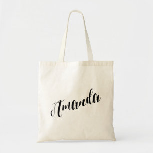 Tote Saco de bolsa personalizado Amanda do roteiro