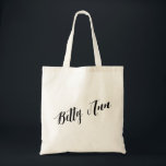 Tote Saco de bolsa personalizado Betty do roteiro Ann<br><div class="desc">Saco de bolsa personalizado Betty do roteiro Ann</div>