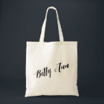 Tote Saco de bolsa personalizado Betty do roteiro Ann<br><div class="desc">Saco de bolsa personalizado Betty do roteiro Ann</div>