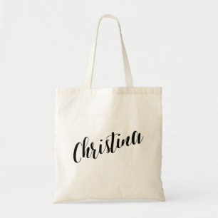 Tote Saco de bolsa personalizado Christina do roteiro