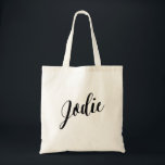 Tote Saco de bolsa personalizado Jodie do roteiro<br><div class="desc">Saco de bolsa personalizado Jodie do roteiro</div>