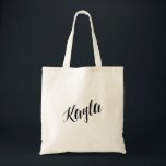 Tote Saco de bolsa personalizado Kayla do roteiro<br><div class="desc">Saco de bolsa personalizado Kayla do roteiro</div>