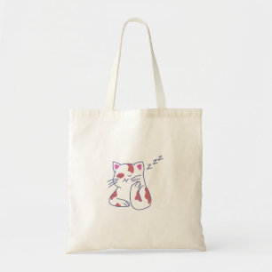 Tote Saco de Mão Lazy Cat Club   Bolsa de Gato Estética