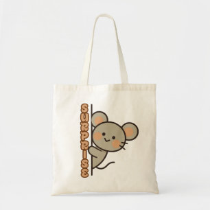 Tote Saco de mão Surpresa Ratinho Fofo Bolsa Kawaii