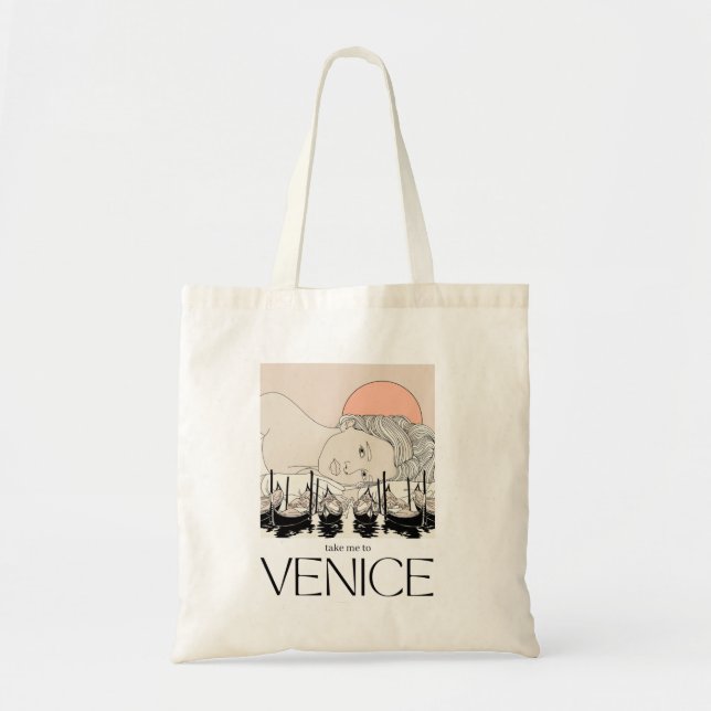 Tote Saco de Veneza - pegue sua bolsa incrível (Frente)