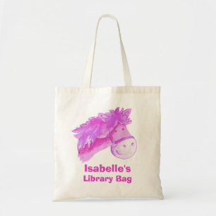 Tote Saco roxo & de creme do saco do pônei do bolsa da