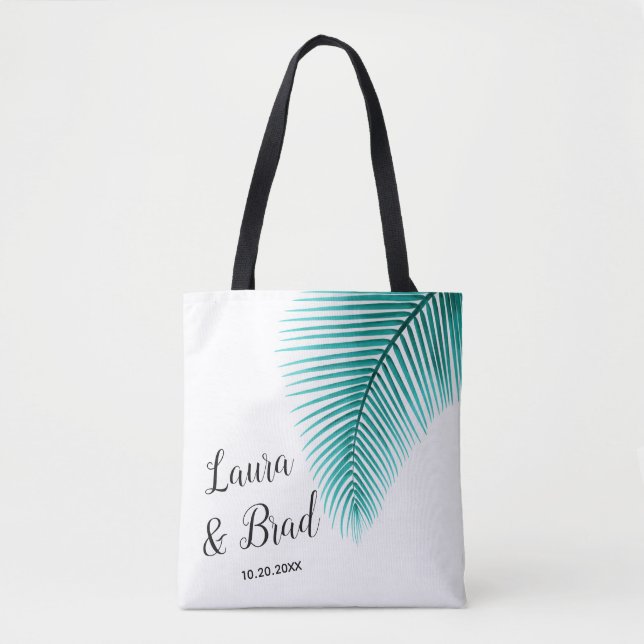 Tote Saco tropical do presente do bolsa da boa vinda do (Frente)
