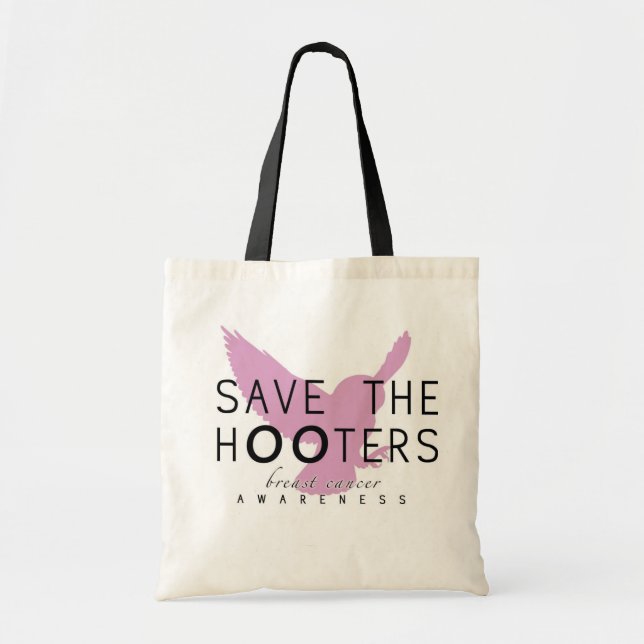 Tote Salvar o bolsa do mantimento dos Hooters (Frente)