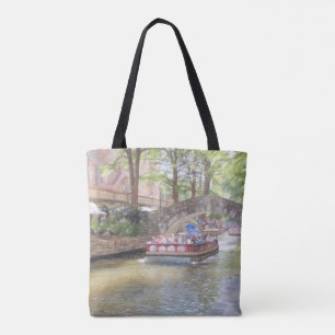 Tote San Antonio River Walk All-Over Bolsa