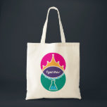 Tote Science Princess (Bold) - Bolsa básico<br><div class="desc">Esta bolsa é para quem ama princesas e também é fascinada pela ciência. Quem disse que você tem que escolher um ou outro?</div>