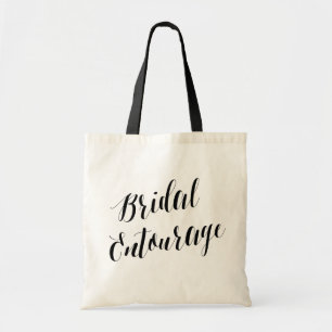 Tote Script de Entourada de Bridal  Bolsa de solha