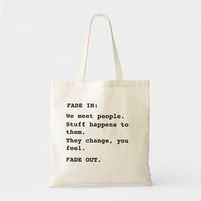Tote Script, em um Bolsa do Nutshell (Frente)