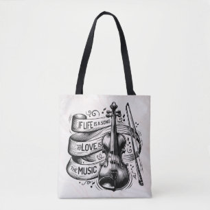 Tote Se a Vida É uma Canção, o Amor É a Música Bolsa To