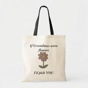 Tote Se as avós eram o bolsa pequeno das flores