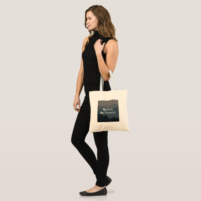 Tote Sê Gentil Sê Grato Bolsa de Compras (Frente (modelo))