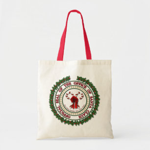 Tote Selo do Escritório de Santa Claus Bolsa