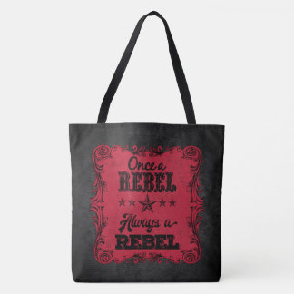 Tote Sempre um bolsa personalizado rebelde
