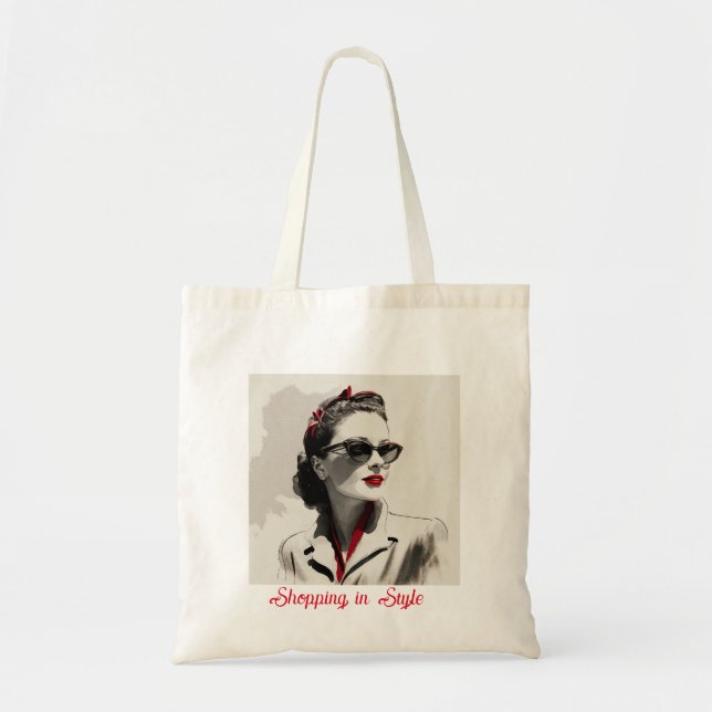 Tote Senhora Clássica no Bolsa de Shades (Frente)