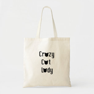 Tote Senhora louca o Bolsa do gato