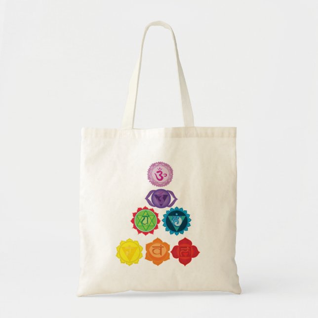 Tote Seven Chakra Budget Bolsa (Frente)
