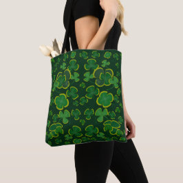 Tote Shamrock Allover Bolsa
