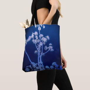 Tote Silhouette em Bolsa de Blues Reais