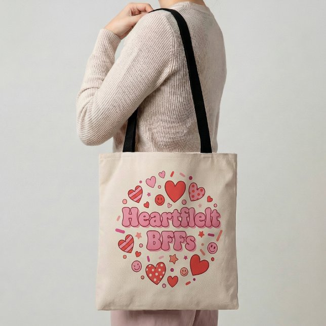 Tote Sinceros Amigos Inseparáveis Bolsa de Compras Amiz (Criador carregado)