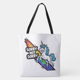 Tote Sinto Muito não Sinto Muito Bolsa de Unicórnio