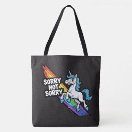 Tote Sinto Muito não Sinto Muito Bolsa de Unicórnio