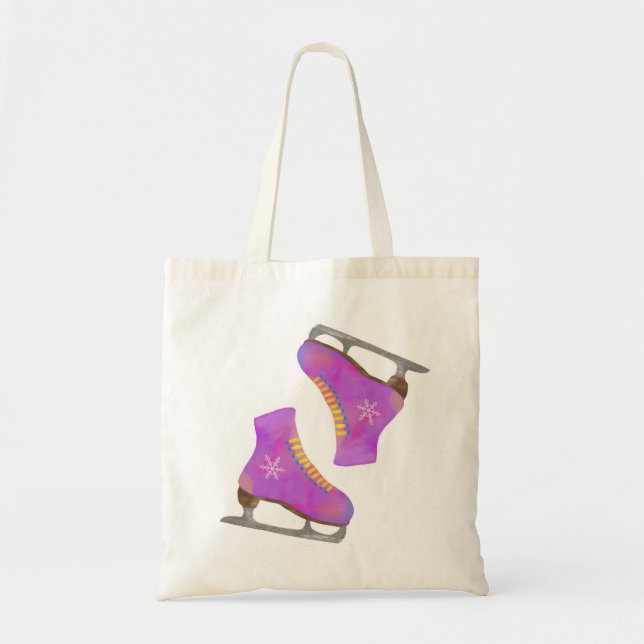 Tote Skates de gelo na bolsa (Frente)