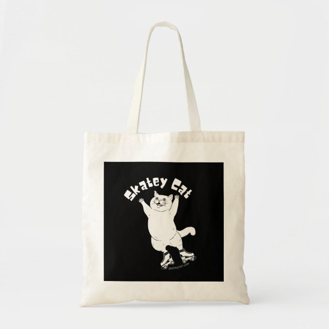 Tote Skatey Cate Black and White Bolsa (Frente)