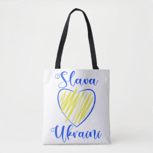 Tote Slogan Slava Ucraniano Glória à Ucrânia Bolsa de c