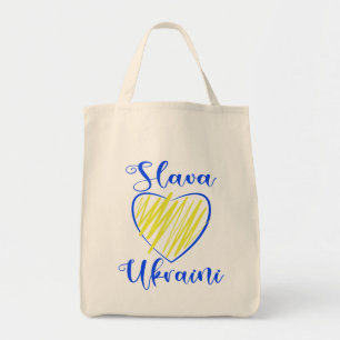 Tote Slogan Slava Ucraniano Glória à Ucrânia Bolsa de c