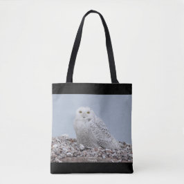 Tote Snowy Owl em Shells Bolsa