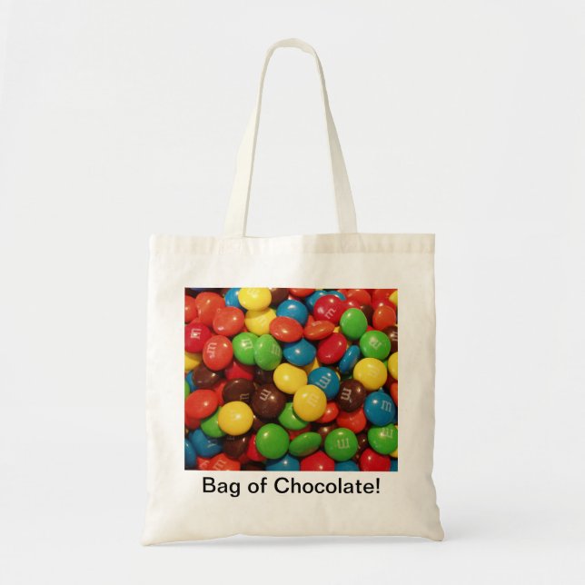 Tote Só uma bolsa de chocolate para você...... (Frente)