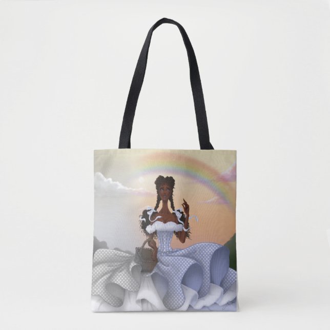 Tote Sobre o Bolsa Rainbow (Frente)