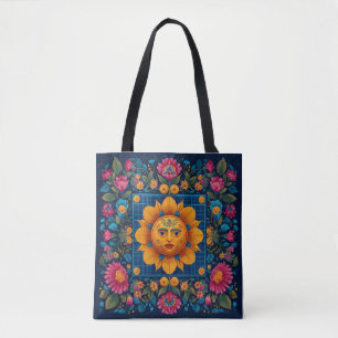 Tote Solar Bloom - Folar Art Solarpunk Bolsa