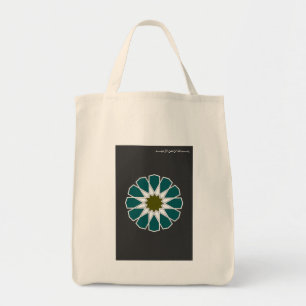 Tote Solteiro 12 Rosette com Bismillah Grocery Bolsa