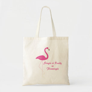 Tote Solteiro & Pronto para Flamingle Budget Bolsa