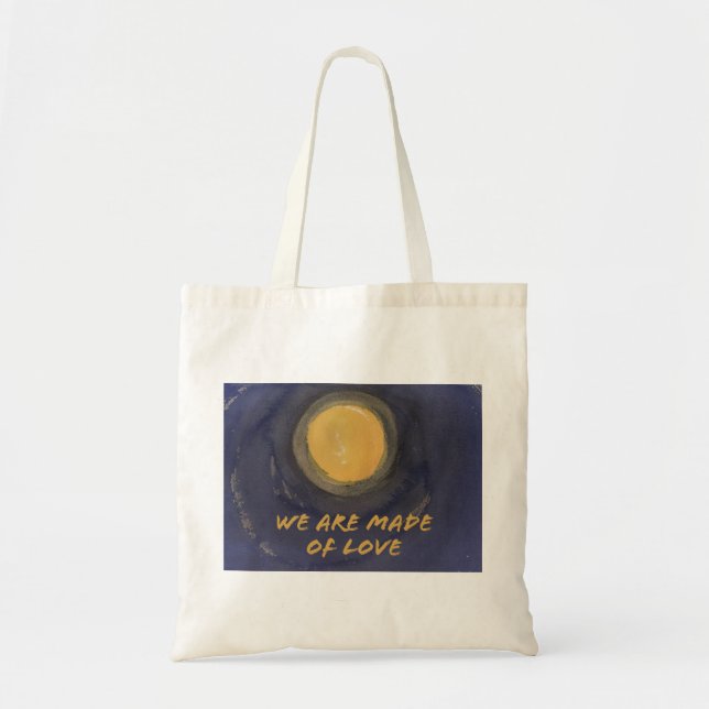 Tote Somos feitos de Love bolsa (Frente)